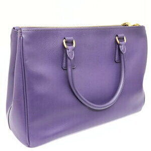 Prada Purple Bag Galleria Saffiano Leather